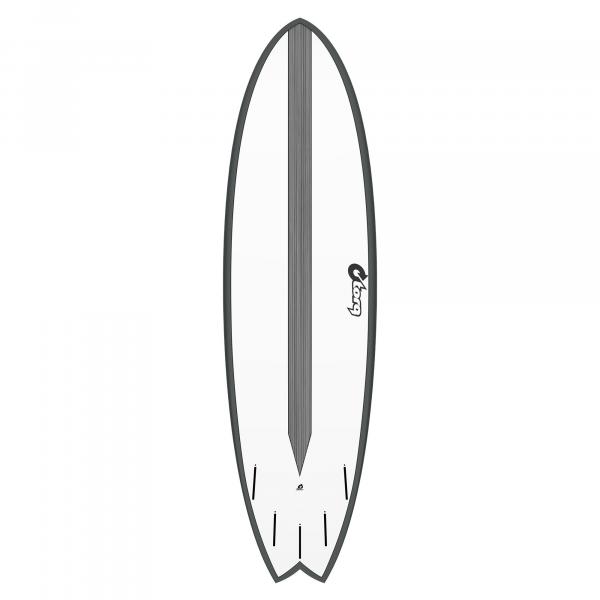 Surfboard TORQ Epoxy TET CS 6.6 Fish Carbon Gray