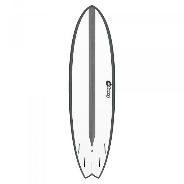 Surfboard TORQ Epoxy TET CS 6.10 Fish Carbon Grau