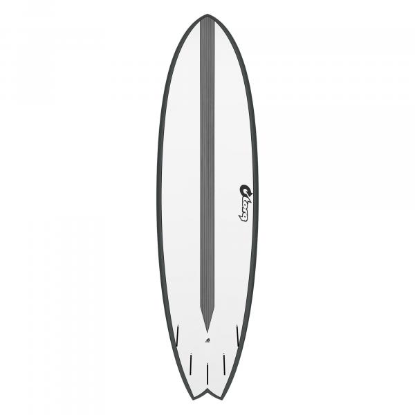 Surfboard TORQ Epoxy TET CS 7.2 Fish Carbon Grau