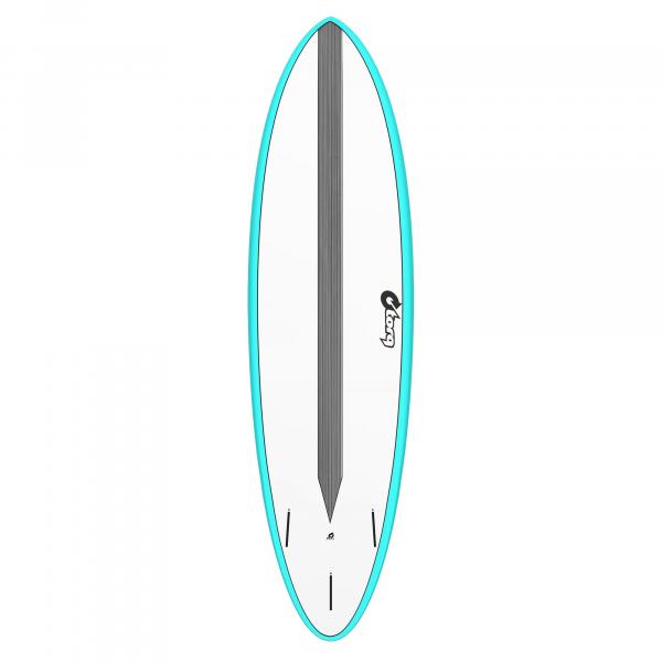 Surfboard TORQ Epoxy TET CS 6.8 Fun Carbon Blau