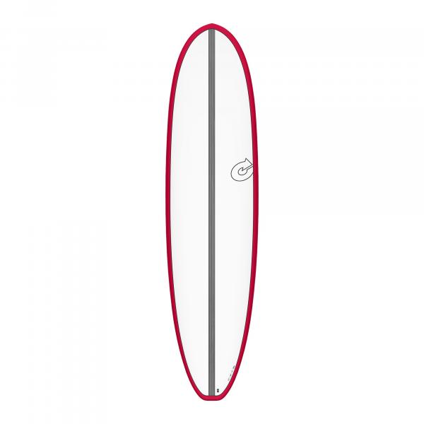 Surfboard TORQ Epoxy TET 7.4 VP Fun Carbon Red