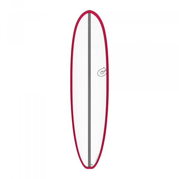 Surfboard TORQ Epoxy TET CS 7.8 V+ Fun Carbon Rot