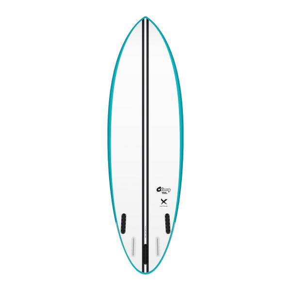 Surfboard TORQ TEC Multiplier 6.4 Rail Teal