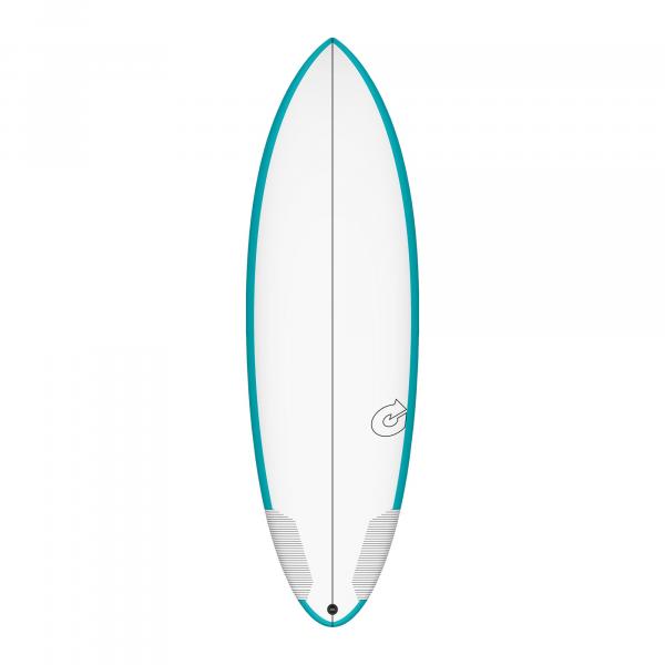 Surfboard TORQ TEC Multiplier 6.4 Rail Teal