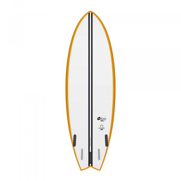 Surfboard TORQ TEC Summer Fish 6.2 Rail Orange