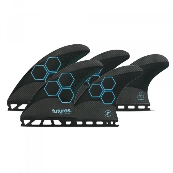 FUTURES Quad Thruster 5 Fin Set AM1 Techflex