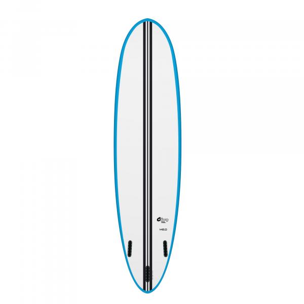 Surfboard TORQ TEC M2.0 7.6 Blaue Rail