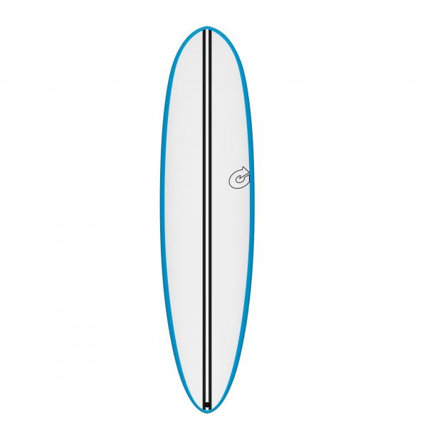 Surfboard TORQ TEC M2.0 7.6 Blaue Rail