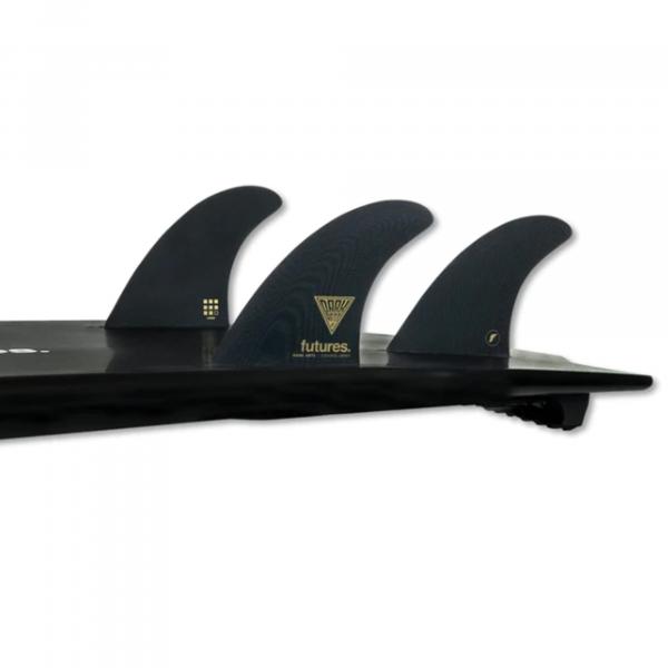 FUTURES Thruster Fin Set Dark Arts Fiberglass L