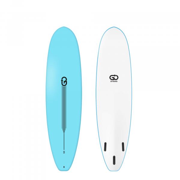 GO Softboard 6.8 Surf Range Soft Top Surfboard