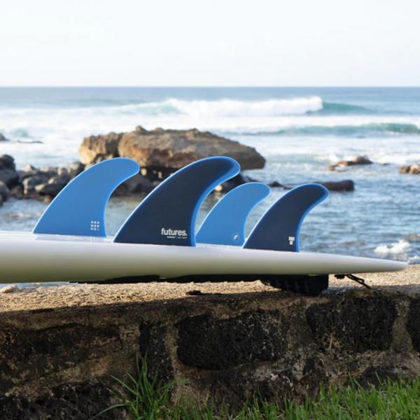 FUTURES Quad Thruster 5 Fin Set Twiggy Big Wave