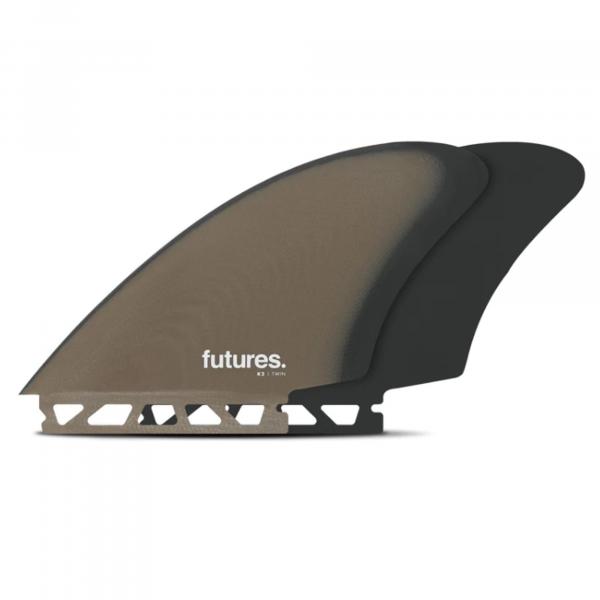 FUTURES Fins Twin Set K2 Keel Fiberglass