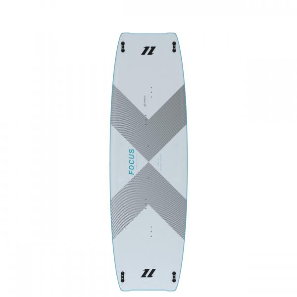 North KB Focus Carbon Twin Tip Board Blanco