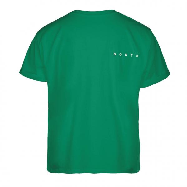 North KB Logo Tee Mujer Verde Norte