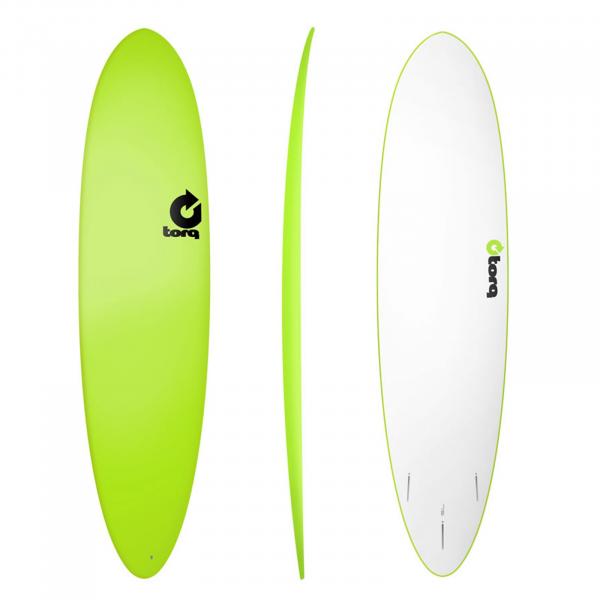 Surfboard TORQ Softboard 7.6 Funboard Grün