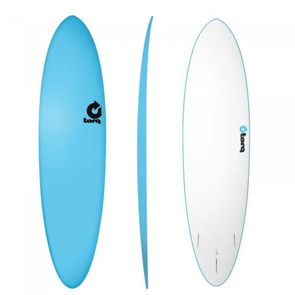 Surfboard TORQ Softboard 7.2 Funboard Blau