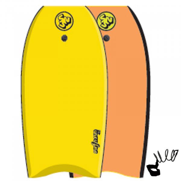 SurfnSun Bodyboard Simile 42 Giallo Arancione