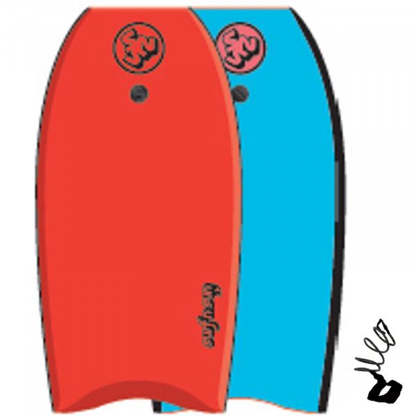 SurfnSun Bodyboard Similar 37 Rot Blau