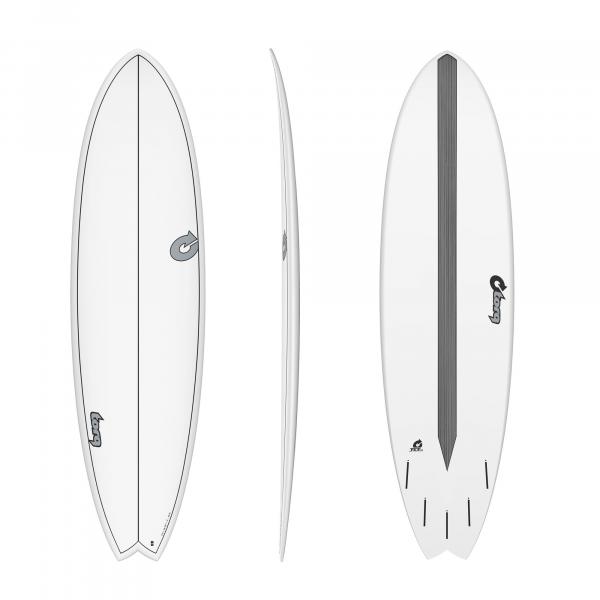 Surfboard TORQ Epoxy TET CS 7.2 MOD Fish Carbon