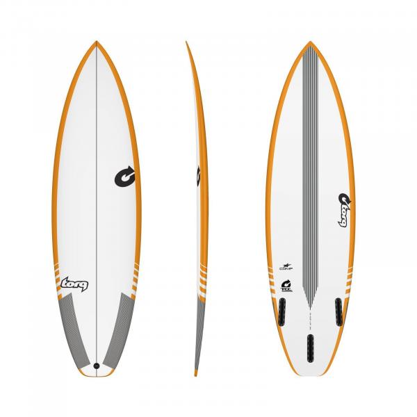 Planche de surf TORQ Epoxy TEC Comp 6.0 Rail Jaune