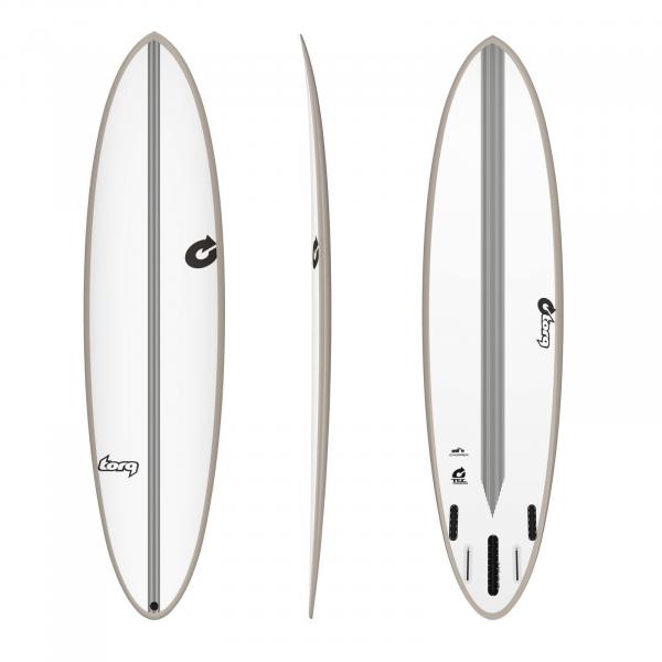 Surfboard TORQ Epoxy TEC Chopper 7.2 Rail Stone