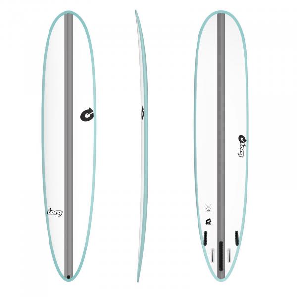 Tabla de surf TORQ Epoxy TEC The Don HP 9.1 Rail Verde