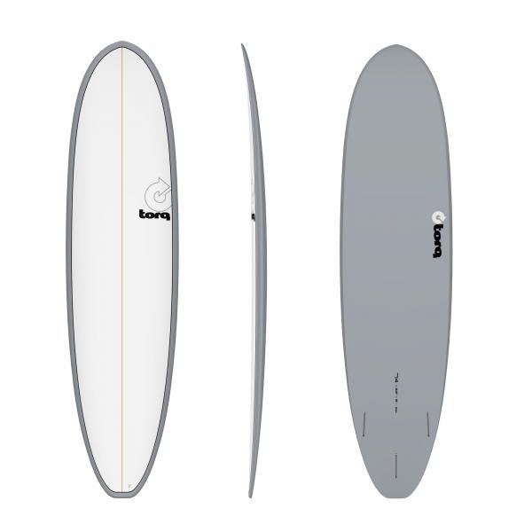 Planche de surf TORQ Epoxy TET 7.4 VP Funboard Gray Pinl