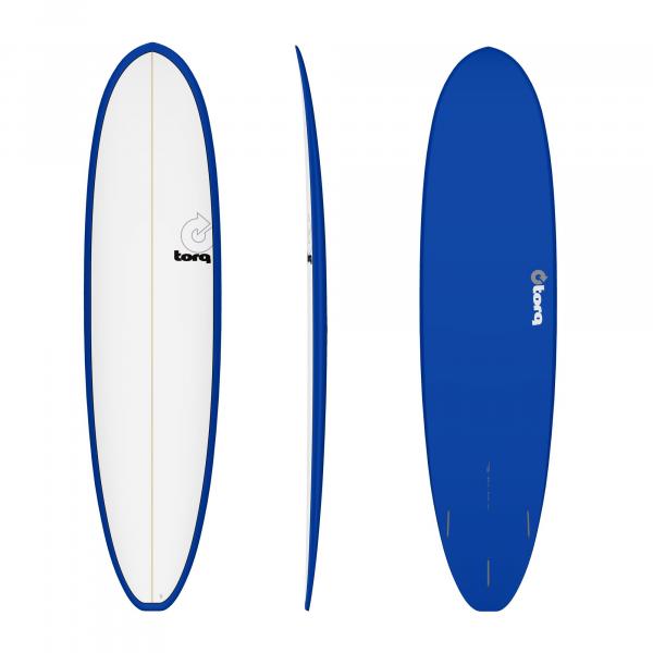 Planche de surf TORQ Epoxy TET 7.8 V+ Funboard Navy Pinl