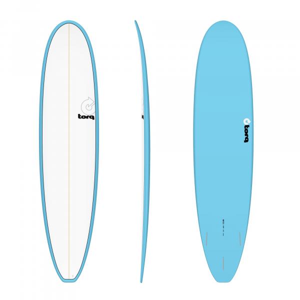 Planche de surf TORQ Epoxy TET 8.0 Longboard Blue Pinl