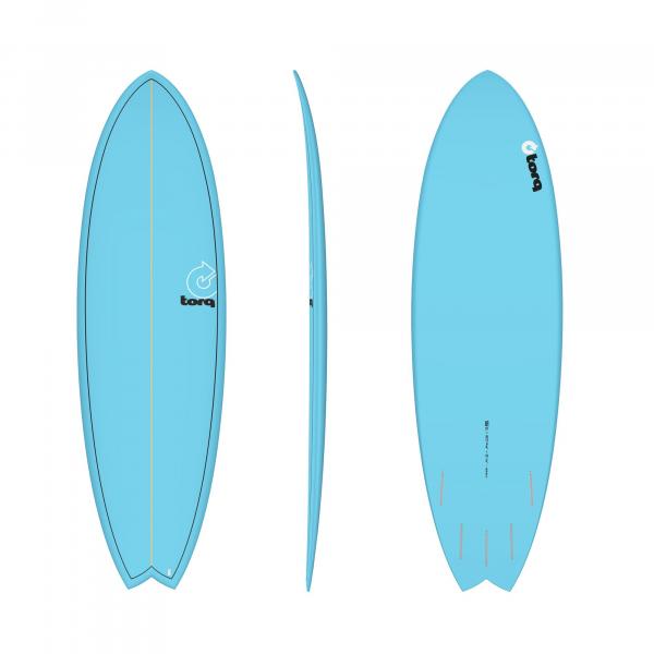 Surfboard TORQ Epoxy TET 5.11 MOD Fish Blue