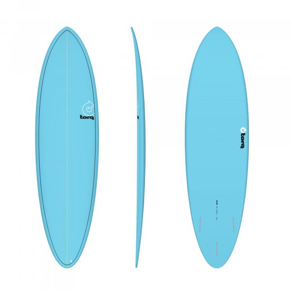 Planche de surf TORQ Epoxy TET 6.8 Funboard Blue