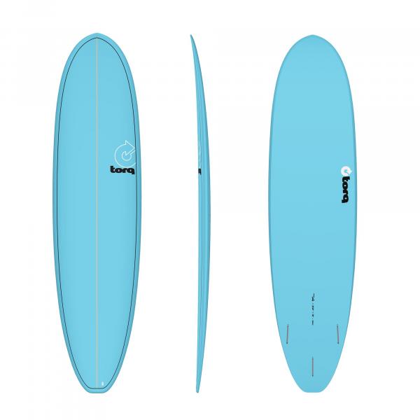 Surfboard TORQ Epoxy TET 7.4 V+ Funboard Blue