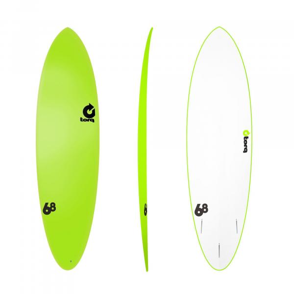 Surfboard TORQ Softboard 6.8 Funboard Green