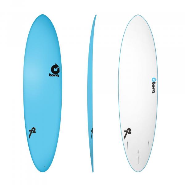 Surfboard TORQ Softboard 7.2 Funboard Blue