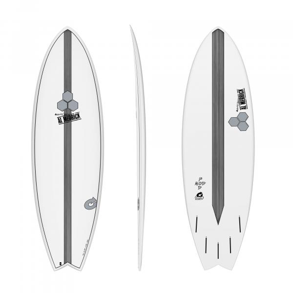 Surfboard CHANNEL ISLANDS X-lite Pod Mod 5.6 bianco