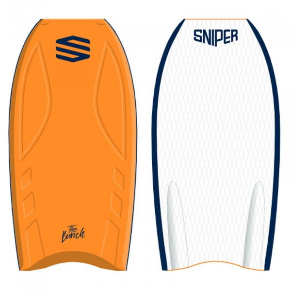 SNIPER Bodyboard BunchII EPS Stringer 41 Arancione