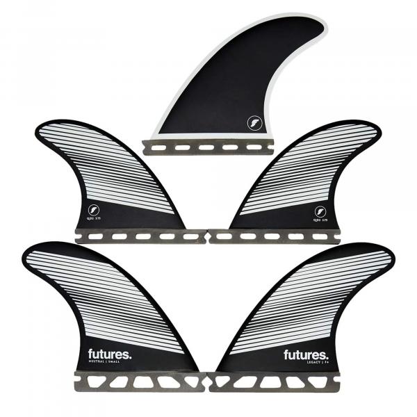 FUTURES Quad Thruster 5 Fin Set F4 Legacy Honeycom