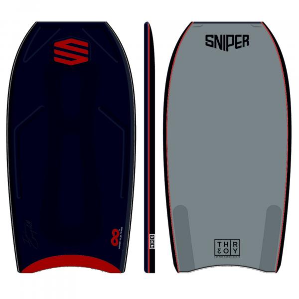 SNIPER Bodyboard Ian Campbell Pro Theory NRG 42