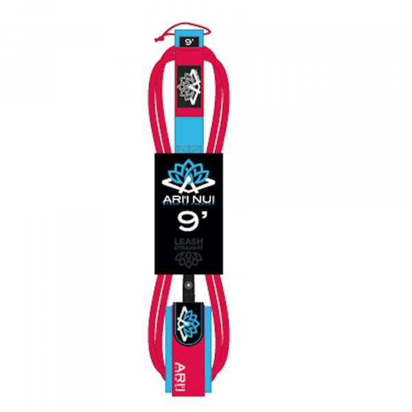 ARIINUI SUP straight genou Leash 9.0 stand up rouge