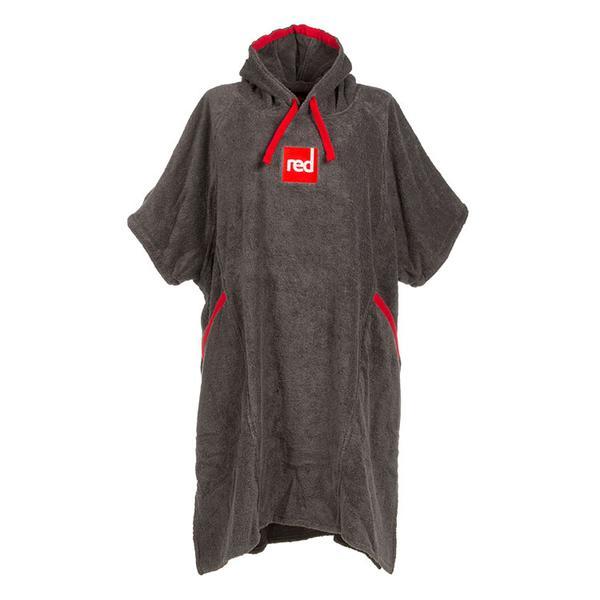 Red Original Luxury Towelling Change Poncho Unisex