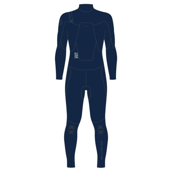 Neilpryde Missione Muta 5/4mm Frontzip Uomo C2 Blu