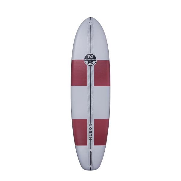 North SUP Docker Aufblasbares Standup Paddle Board Package Himmel Grau 11'0" x 34" x 6" OneSize