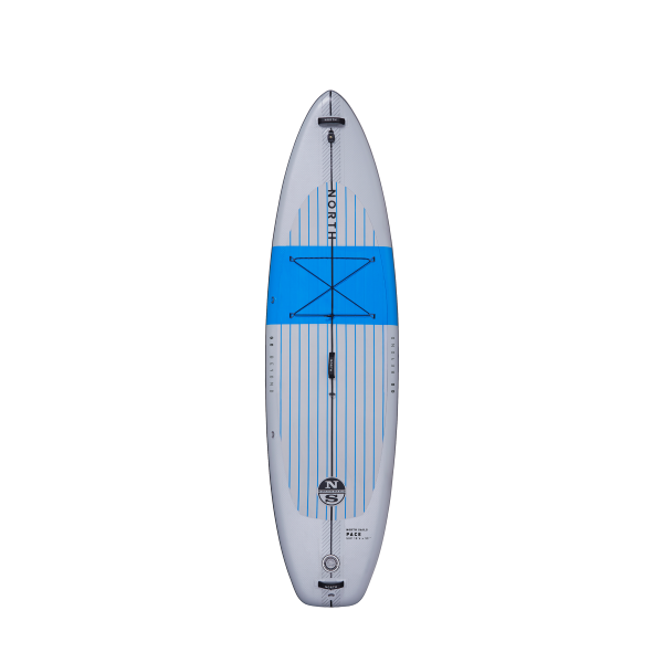 North SUP Pace Planche de standup paddle gonflable Package Ciel Gris