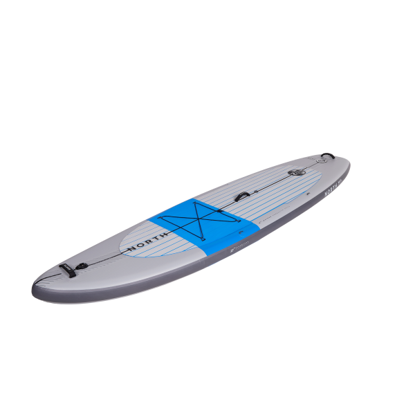 North SUP Pace Planche de standup paddle gonflable Package Ciel Gris