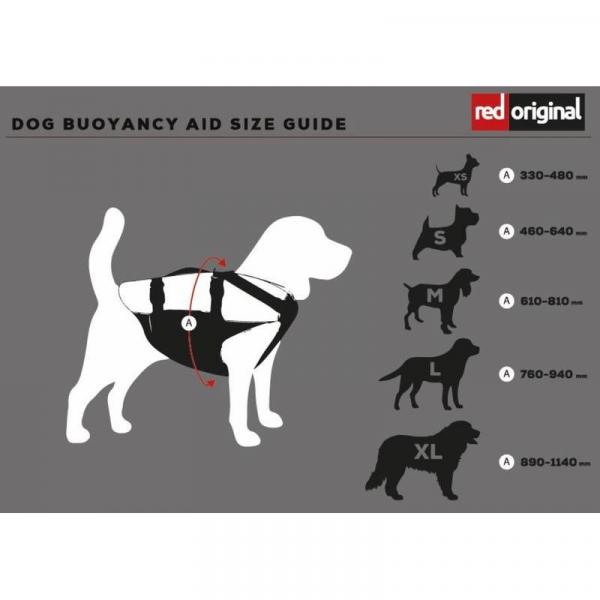 Red Original Dog PFD Auftriebsweste für Hunde Blau