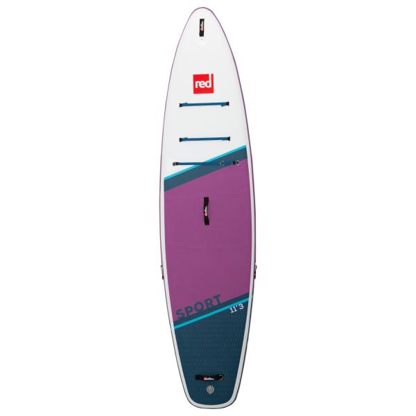 Red Paddle Co SPORT SE SUP 11'3" x 32" x 4'7" MSL Violet-Blanc