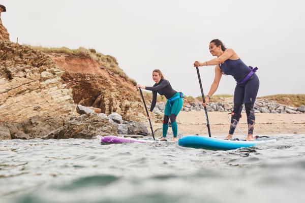 Red Paddle Co RIDE SE SUP 10'6" x 32" x 4.7" MSL SET Morado-Blanco